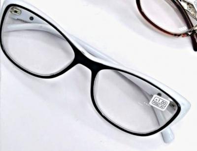 1322 оптические очки "Рысь " белые линзы